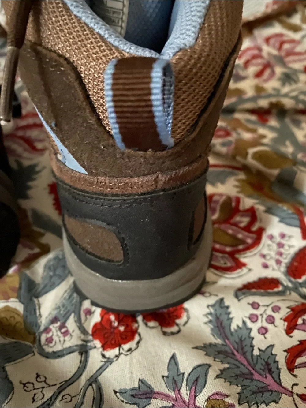 Women's Brown Lace-Up Ankle Hiking Booties